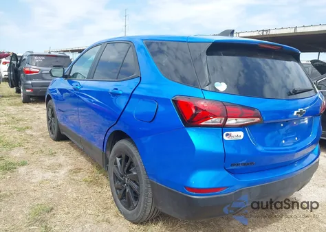 2024 Chevrolet Equinox Fwd Ls из США, поврежденный, VIN 3GNAXHEG8RL229635